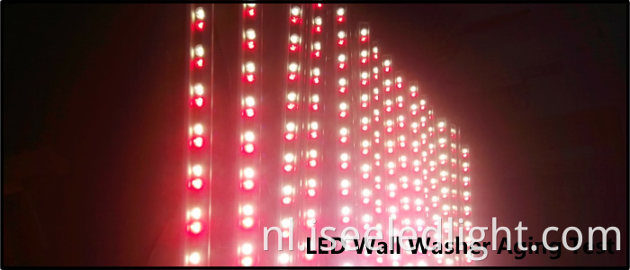 Red Color wall washer outdoor